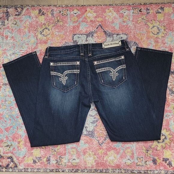 Rock Revival Sherry Easy Skinny Stretch Jean Size 34 x 32 - Picture 6 of 15